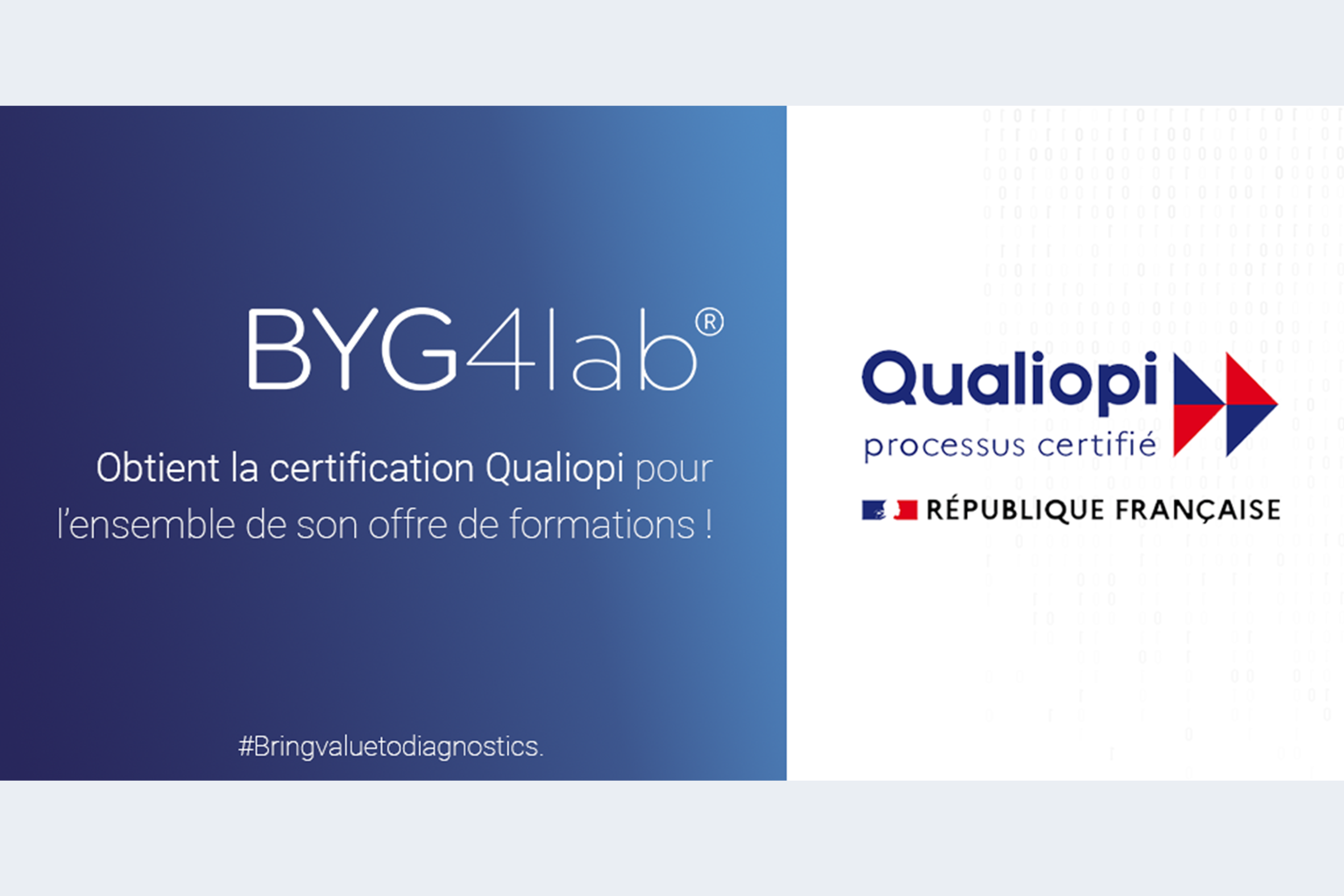 BYG4lab® Obtient La Certification Qualiopi Pour L’ensemble De Son Offre ...